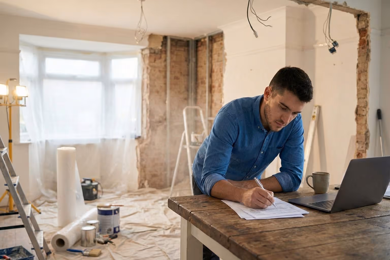 blog-homeowner-reviewing-contractor-paperwork